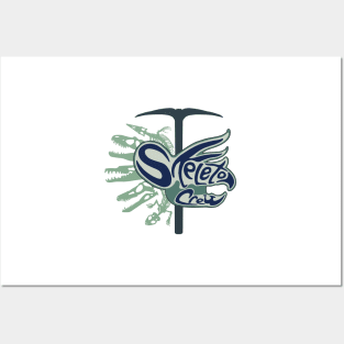 Logo - Blue Green 2 Posters and Art